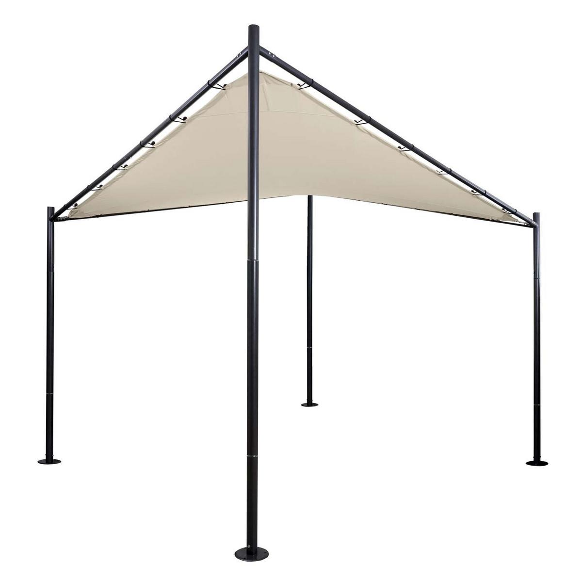 PERGOLA Cremeweiß - Weiß, Metall (317/270/317cm) - MCW