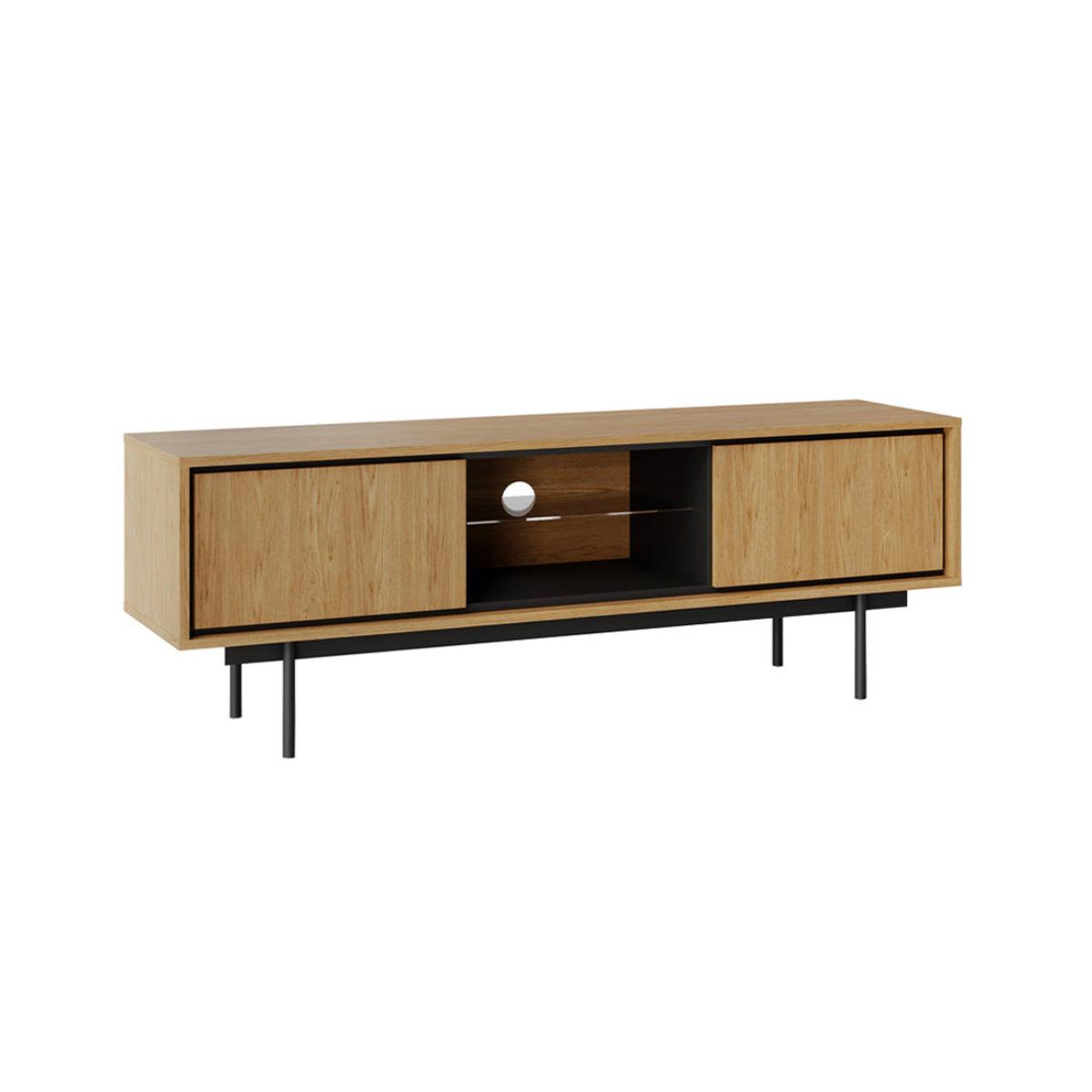 TV-MÖBEL Vidia Holz - Braun, Holzwerkstoff (149.6/51.4/38cm) - Petits-meubles