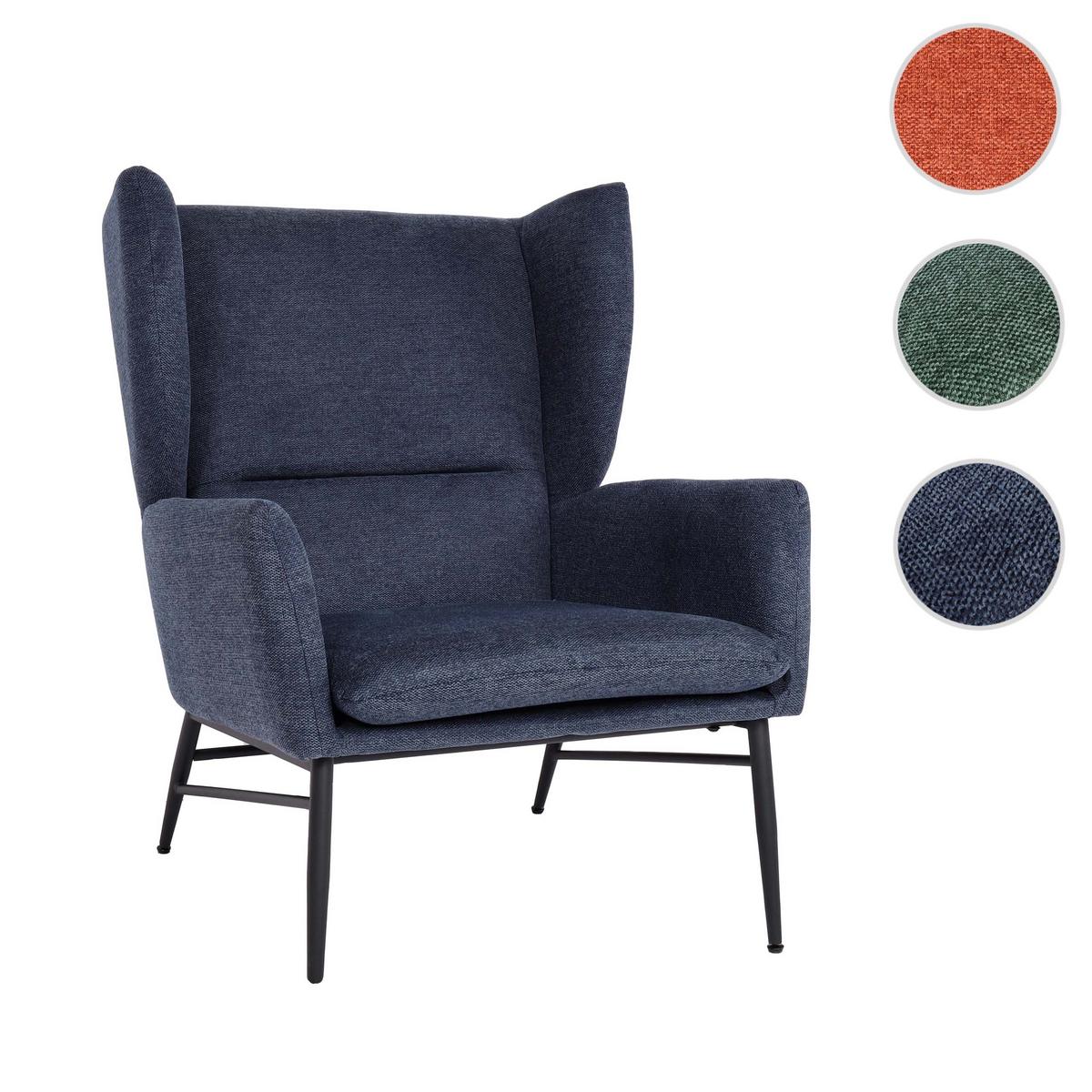 LOUNGE-SESSEL Blau - Blau, Textil (73/96/82cm) - MCW