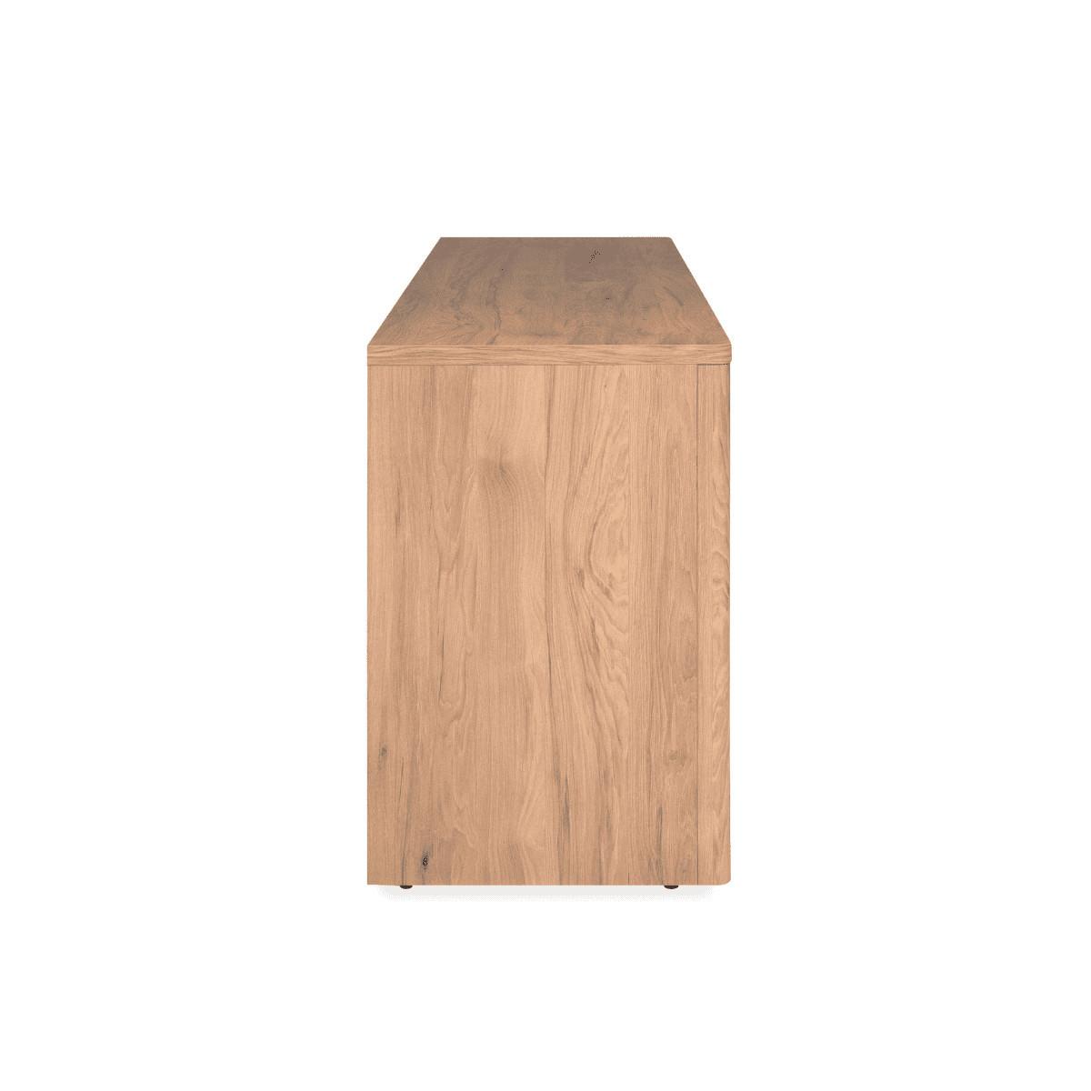 TV-MÖBEL 2 Türen 1 Schublade und 1 offenes Fach in Holzoptik 40/59/163,5 cm - Apfelbaumfarben, Holzwerkstoff (40/59/163.5cm) - Calicosy