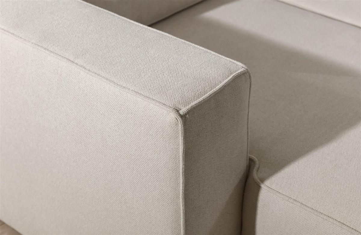 SESSEL Waldo In Brooklyn - Creme, Holzwerkstoff/Textil (101/80/92cm) - Fun Möbel