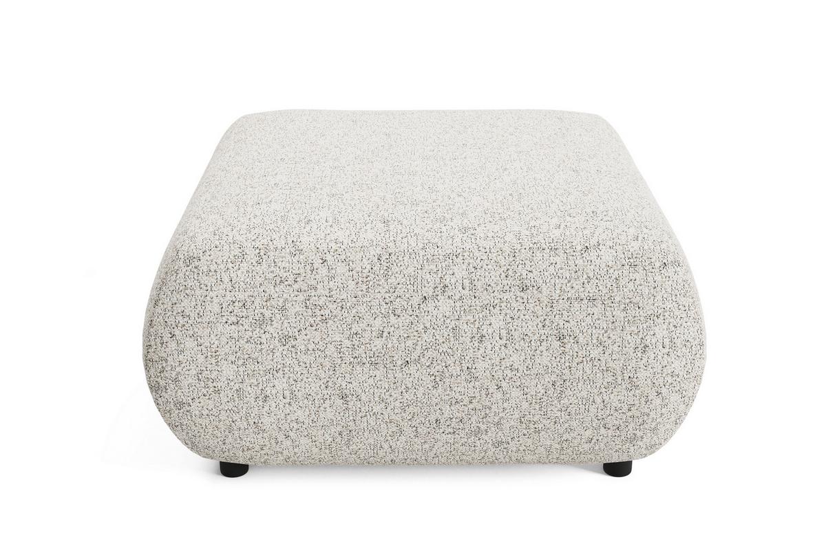 POLSTERHOCKER DELTA Modern Sitzhocker, Fußhocker Beige - Beige, Holzwerkstoff/Kunststoff (88/41/88cm) - MASSENO