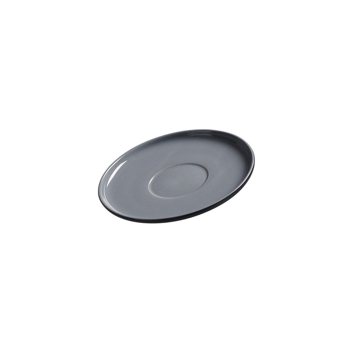 ESPRESSOUNTERTASSEN Jasper schwarz ø 10.5 cm 6er Set - Schwarz, Keramik (10.5cm) - Ritzenhoff Breker
