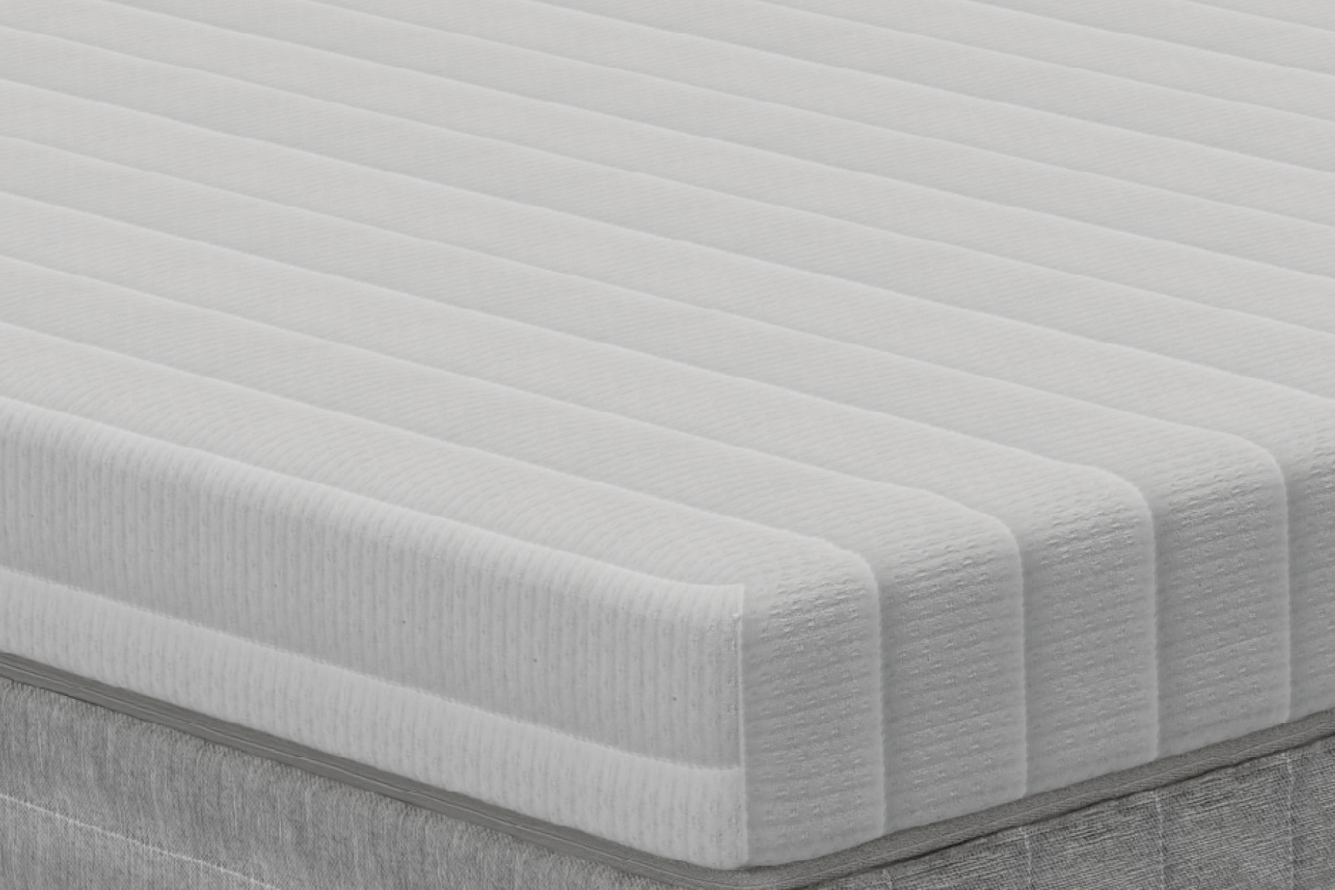 Taschenfederkernmatratze Bezug weiß abnehmbar und waschbar zweiteilig antibakteriell atmungsaktiv