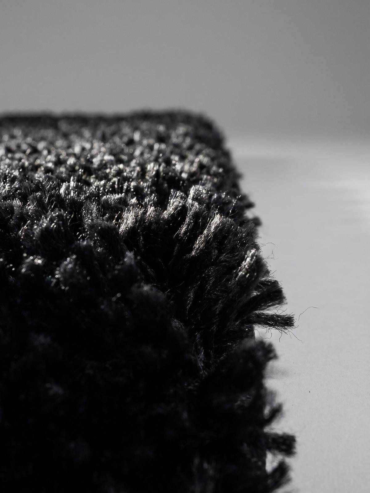TEPPICH Kurzflor MAIN in Anthrazit, einfarbig, Ø 200 cm - Anthrazit, Textil (200/200cm) - KADIMA DESIGN