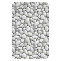 WC-VORLEGER Steine - Grau - Oval WC Teppich 40x60 cm - Hellgrau, Textil (40/1cm) - OnlyWow