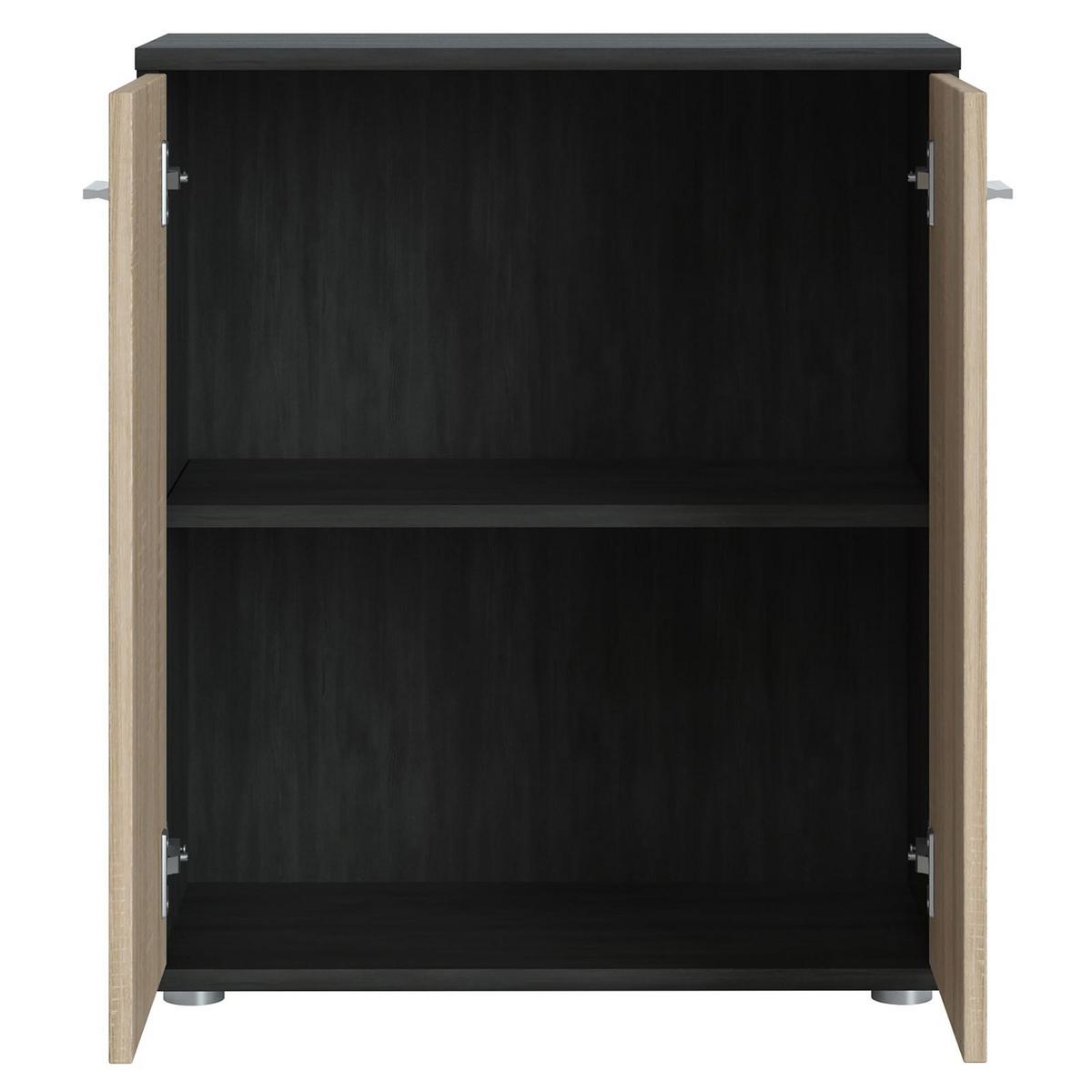 KOMMODE TOMMY Esche grau/Sonoma Eiche - Eschefarben/Sonoma Eiche, Holzwerkstoff (60/70/30cm) - CARO-Möbel