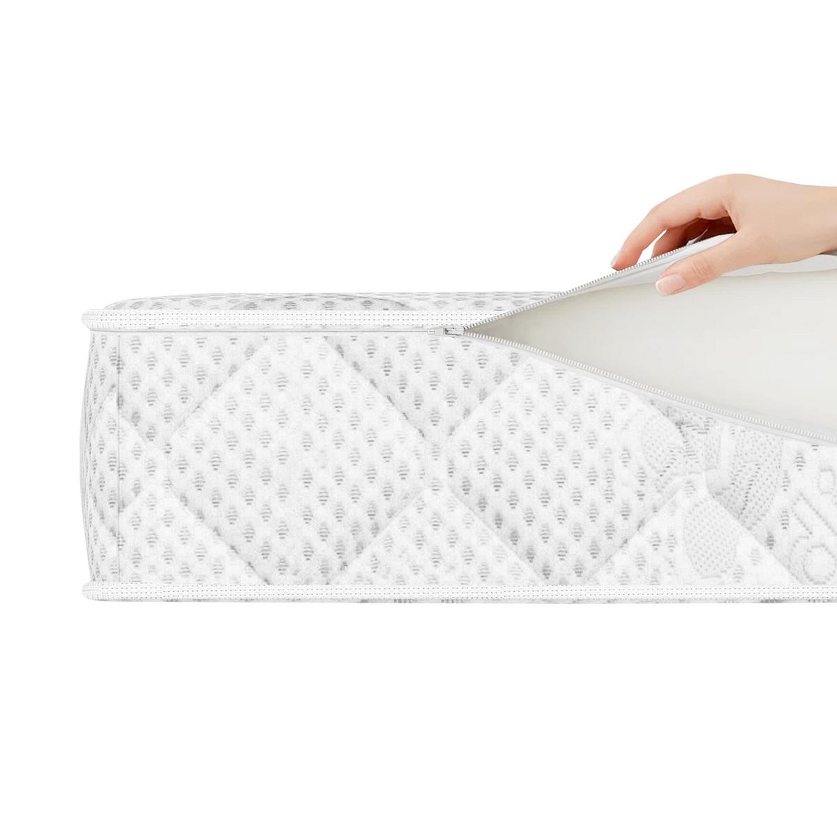 POLSTERBETT Lami 90x200, Einzelbett mit Bettkasten und Taschenfedernmatratze 20 cm, Hellgrau - Hellgrau/Schwarz, Textil/Metall (90/200cm) - Beautysofa