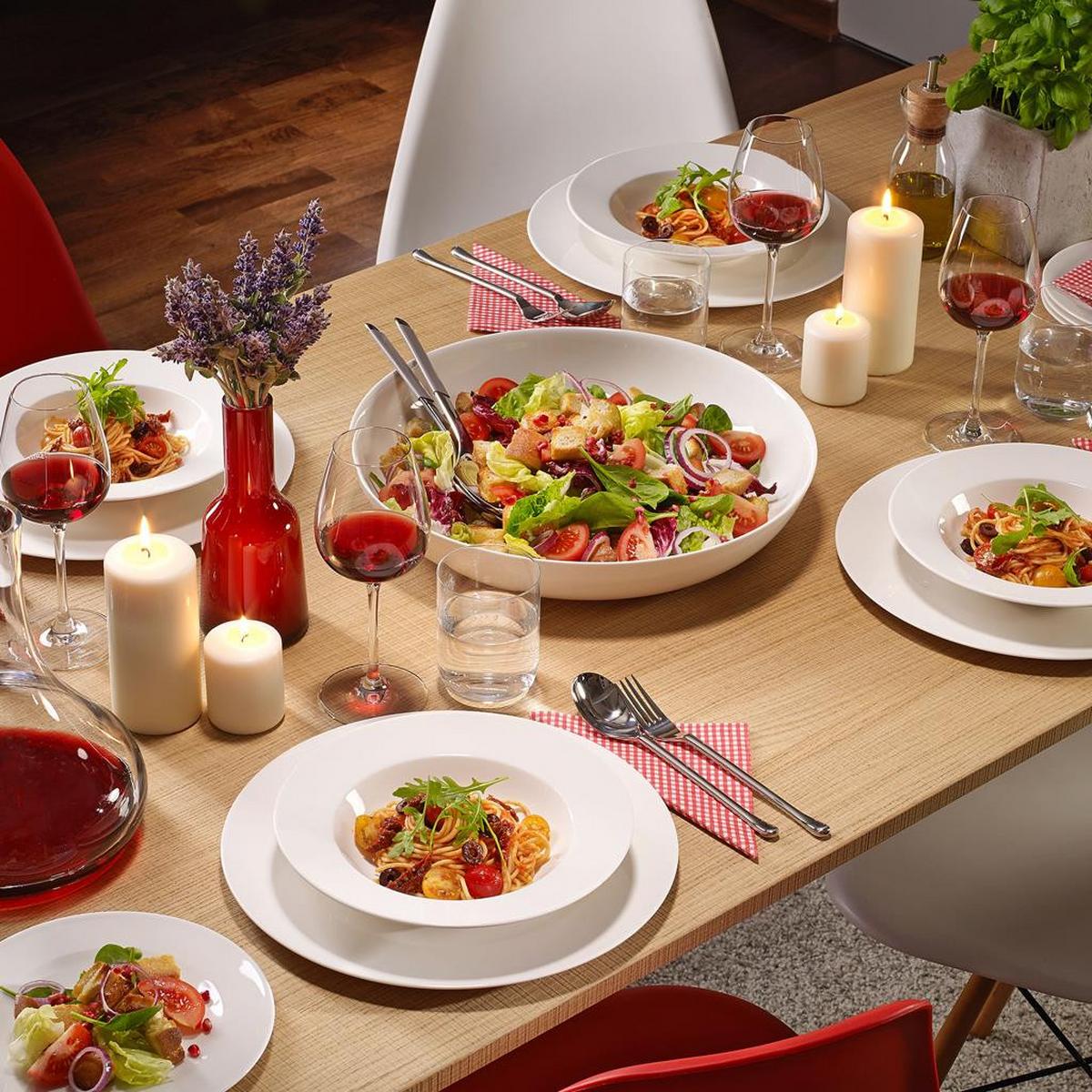 SCHÜSSEL For Me weiß ø 38 cm - Weiß, Keramik (38cm) - Villeroy & Boch