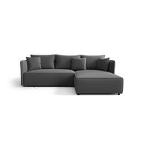 ECKSOFA Evora - Grau, Holzwerkstoff/Textil (245/185cm) - Fun Möbel