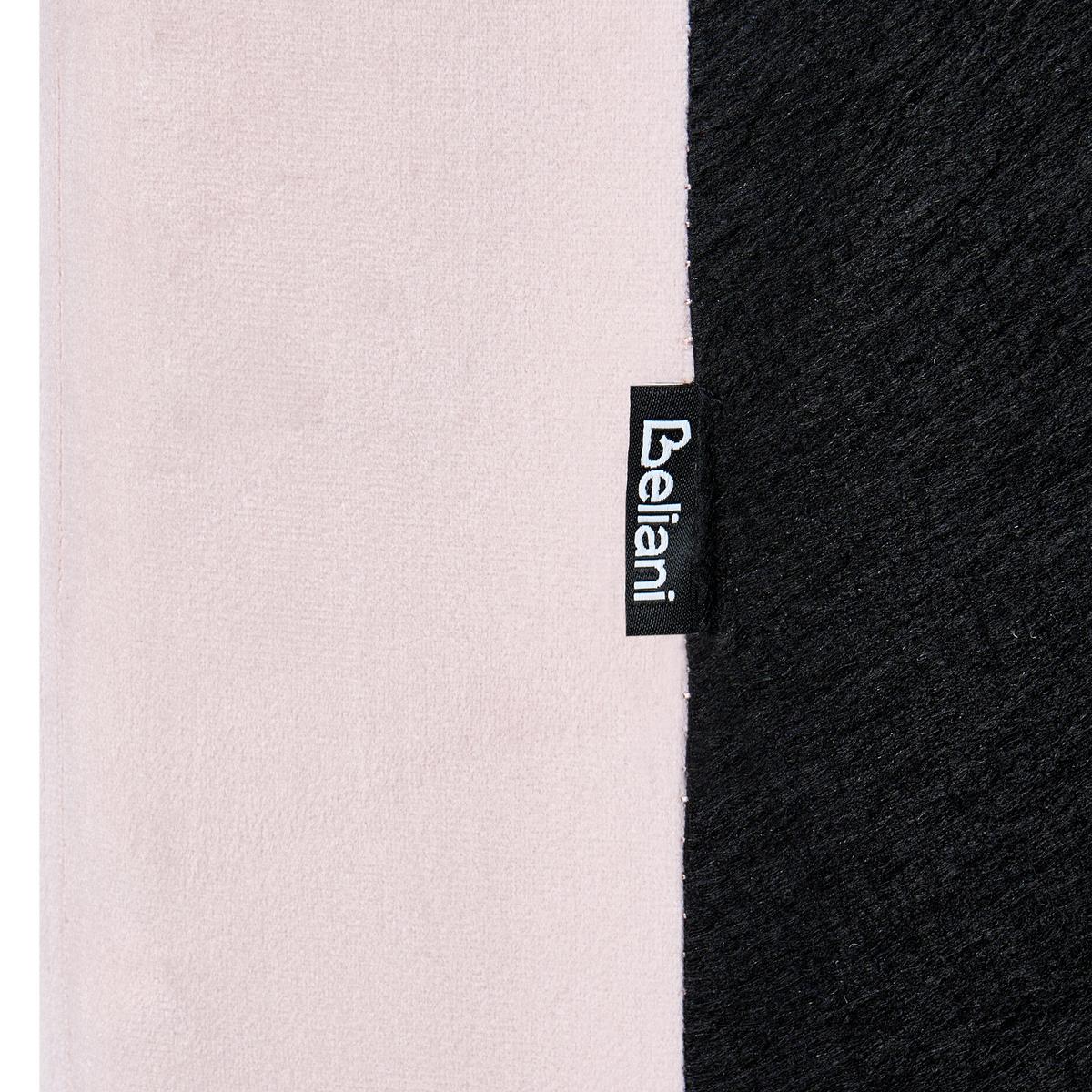 BETT mit Lattenrost 90/200 cm Samtstoff Pastellrosa Rennes - Pink, Textil (90/200cm) - Beliani