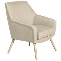 SESSEL Kachka Bezug Flachgewebe Buche natur / beige - Weiß, Kunststoff (67/81/71cm) - 58aufmkessel