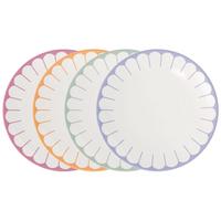 SPEISETELLER-SET Fleur Couleur bunt ø 26,6 cm 4-tlg. - Multicolor, Keramik (26.6cm) - Villeroy & Boch