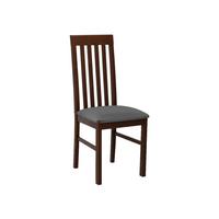 STUHL Nilo I, Holzfarbe: Walnuss - Dunkelgrau/Walnussfarben, Holz (43/96/48cm) - MIRJAN24