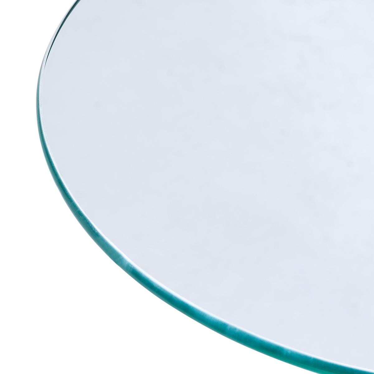 BEISTELLTISCH Transparent Minto - Transparent, Glas (35/45/56cm) - Beliani