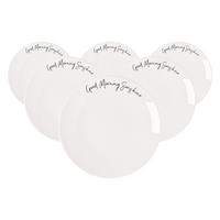 FRÜHSTÜCKSTELLER SUNSHINE Statement weiß ø 21,2 cm 6er Set - Weiß, Keramik (21.2cm) - Villeroy & Boch