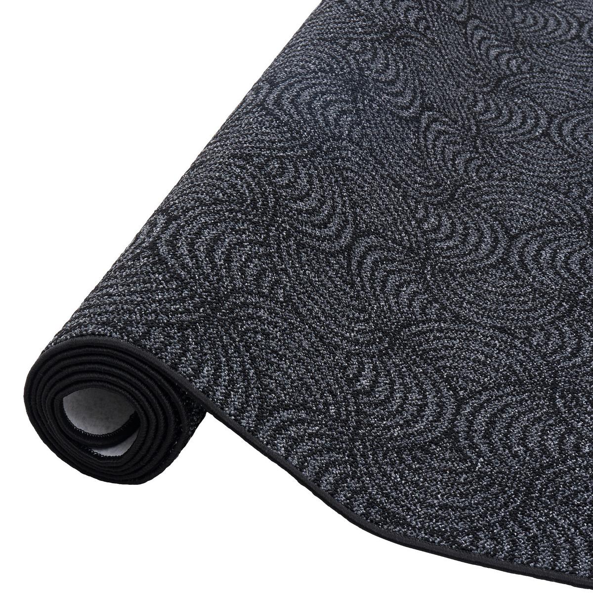 FEINSCHLINGE DESIGNER TEPPICH CIRCLE - Schwarz, Textil (133/133cm) - Snapstyle