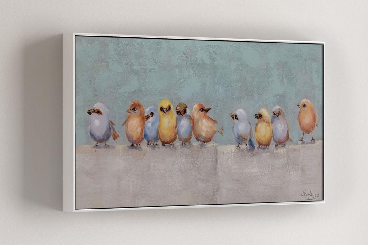 ACRYLBILD HANDGEMALT 100/50 cm - Multicolor, Holz/Textil (100/50cm) - KUNSTLOFT