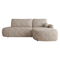 ECKSOFA Loridu O Premium, Seite: Rechts - Multicolor/Schwarz, Holz/Kunststoff (174/274cm) - MIRJAN24