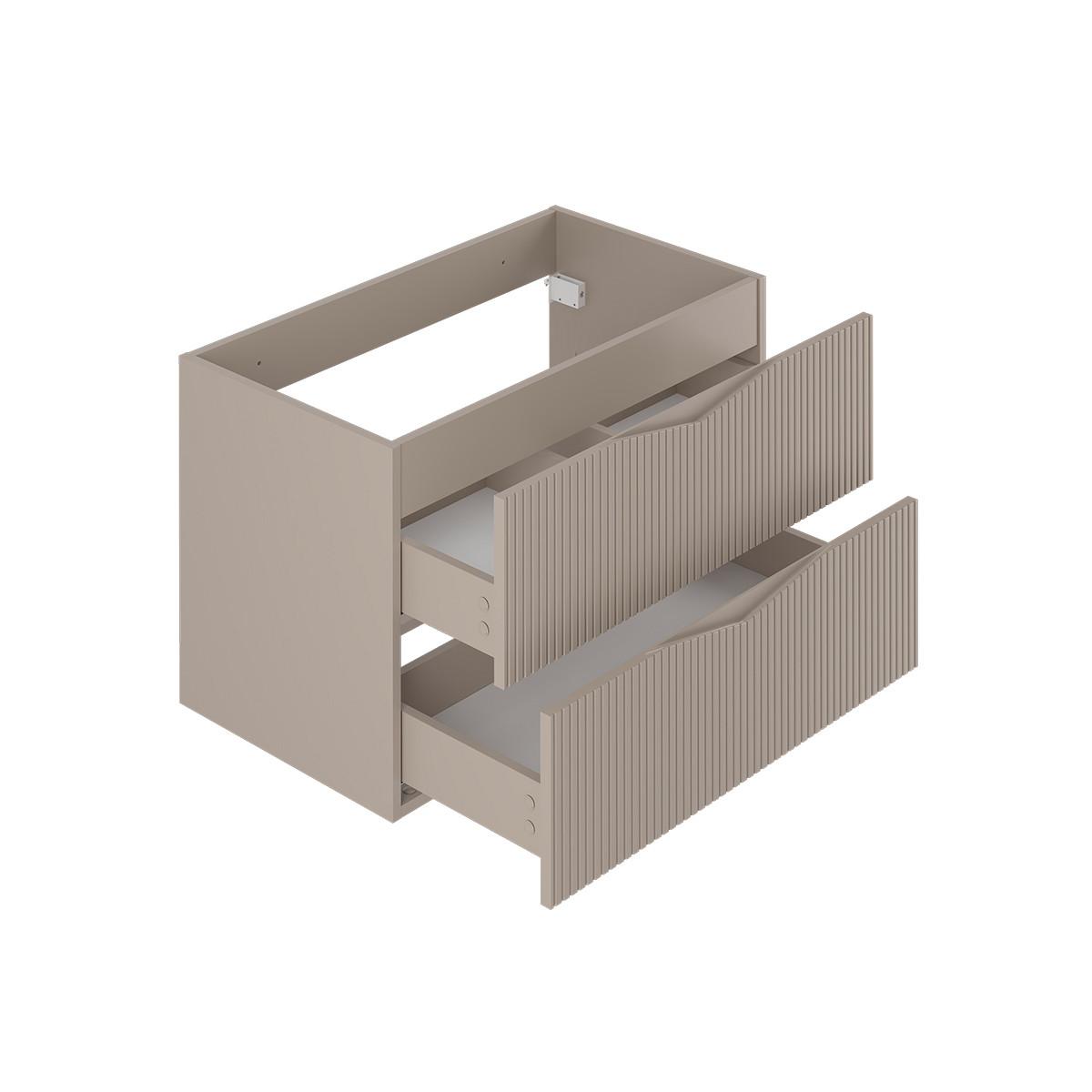 WASCHTISCH 80cm Tao Kaschmir - Beige, Holzwerkstoff (80/50/45.8cm) - Petits-meubles