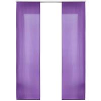 VORHANG 2ER SET HxB 245x60 cm Lila - Lila, Textil (60/245cm) - Gardinenbox