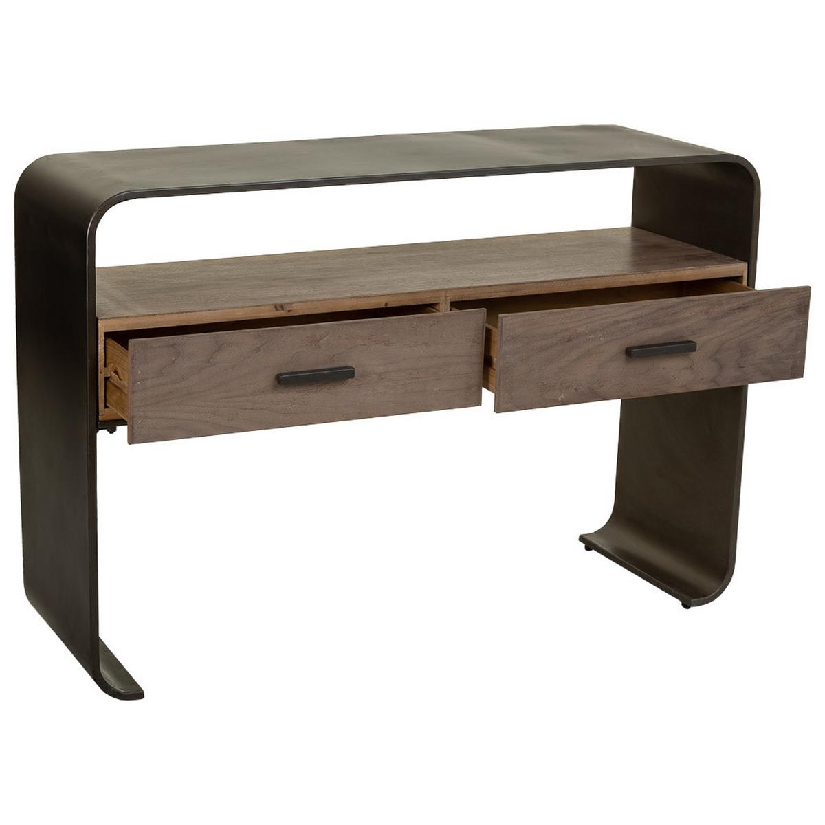 KONSOLE 122x37x82 cm - Braun, Holz (37/122/82cm) - Wanderlust