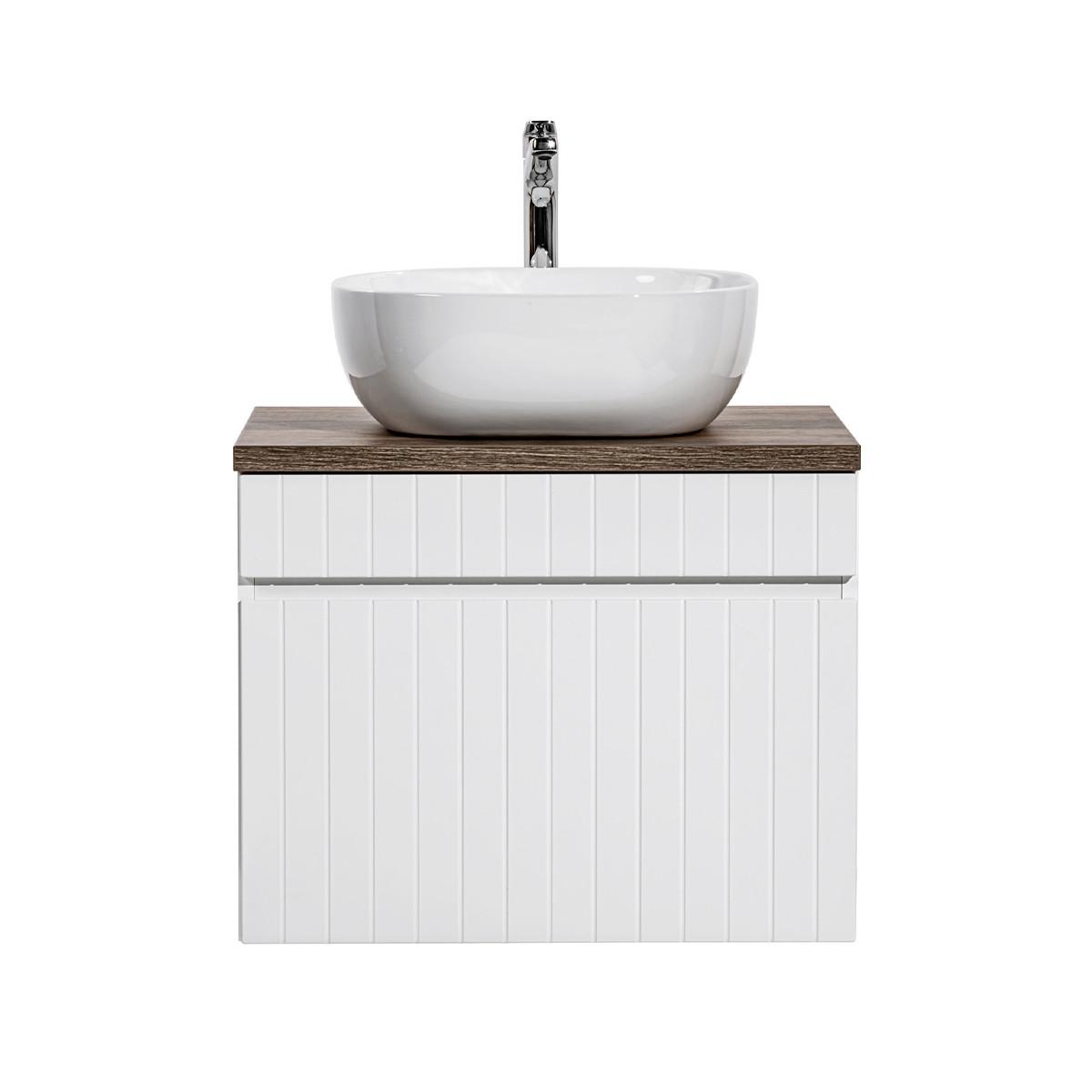 WASCHTISCH 60cm Zelie Weiß - Weiß, Holzwerkstoff (60/48/46cm) - Petits-meubles
