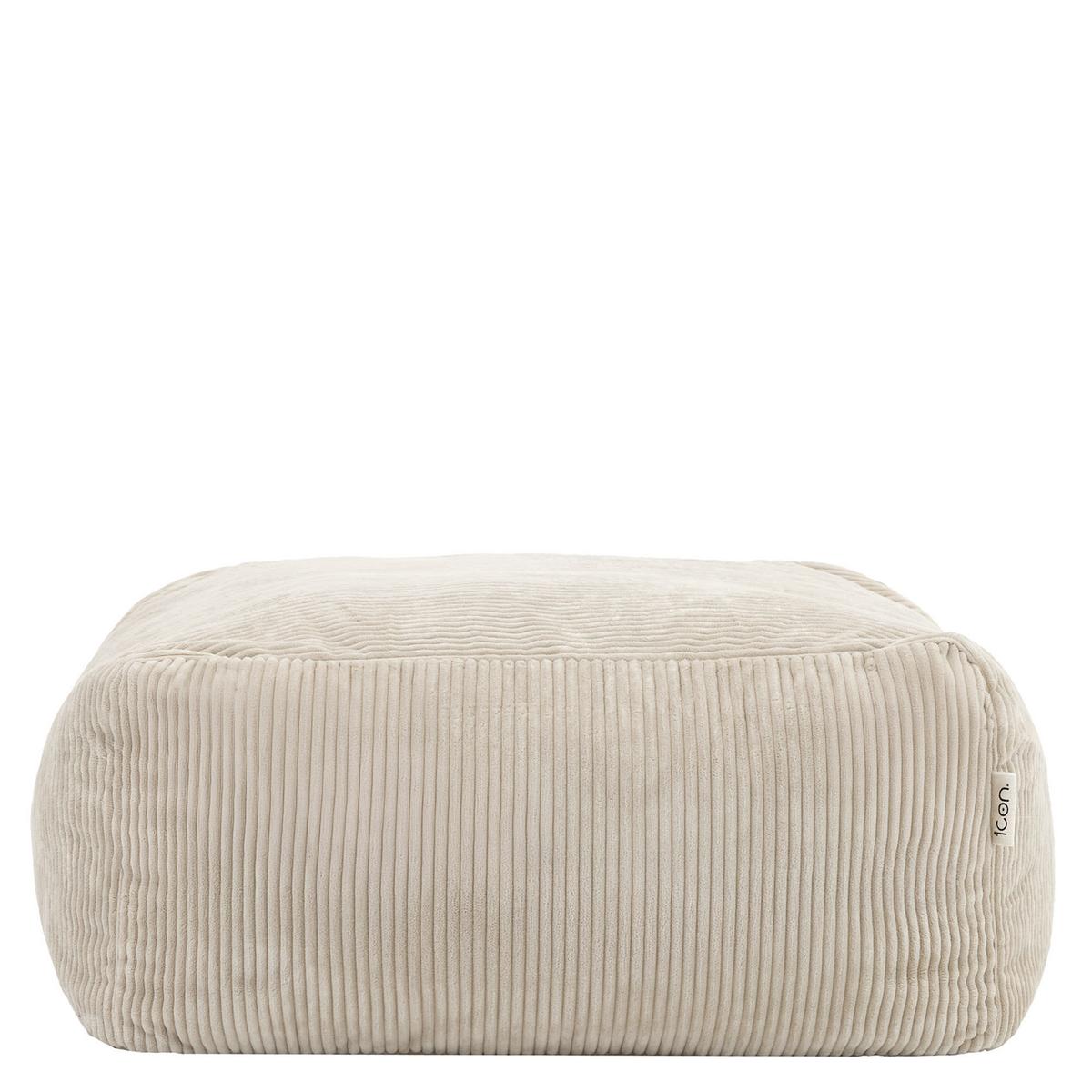 SITZSACK-OTTOMANE ZEN modular Cord - Beige, Textil (95/46/95cm) - icon