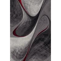 TEPPICHLÄUFER Abstrakt BIENO Polypropylen Rot 80 x 150 cm - Rot, Textil (80/150cm) - KADIMA DESIGN