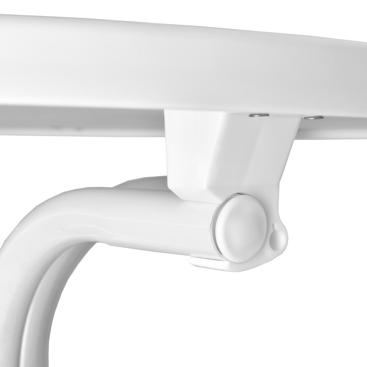 BISTROTISCH Bistroni 60/70cm Weiß - Weiß, Metall (60/60/70cm) - Beautissu 