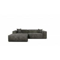 ECKSOFA Carlota - Dunkelgrau, Holzwerkstoff/Textil (192/270cm) - Fun Möbel