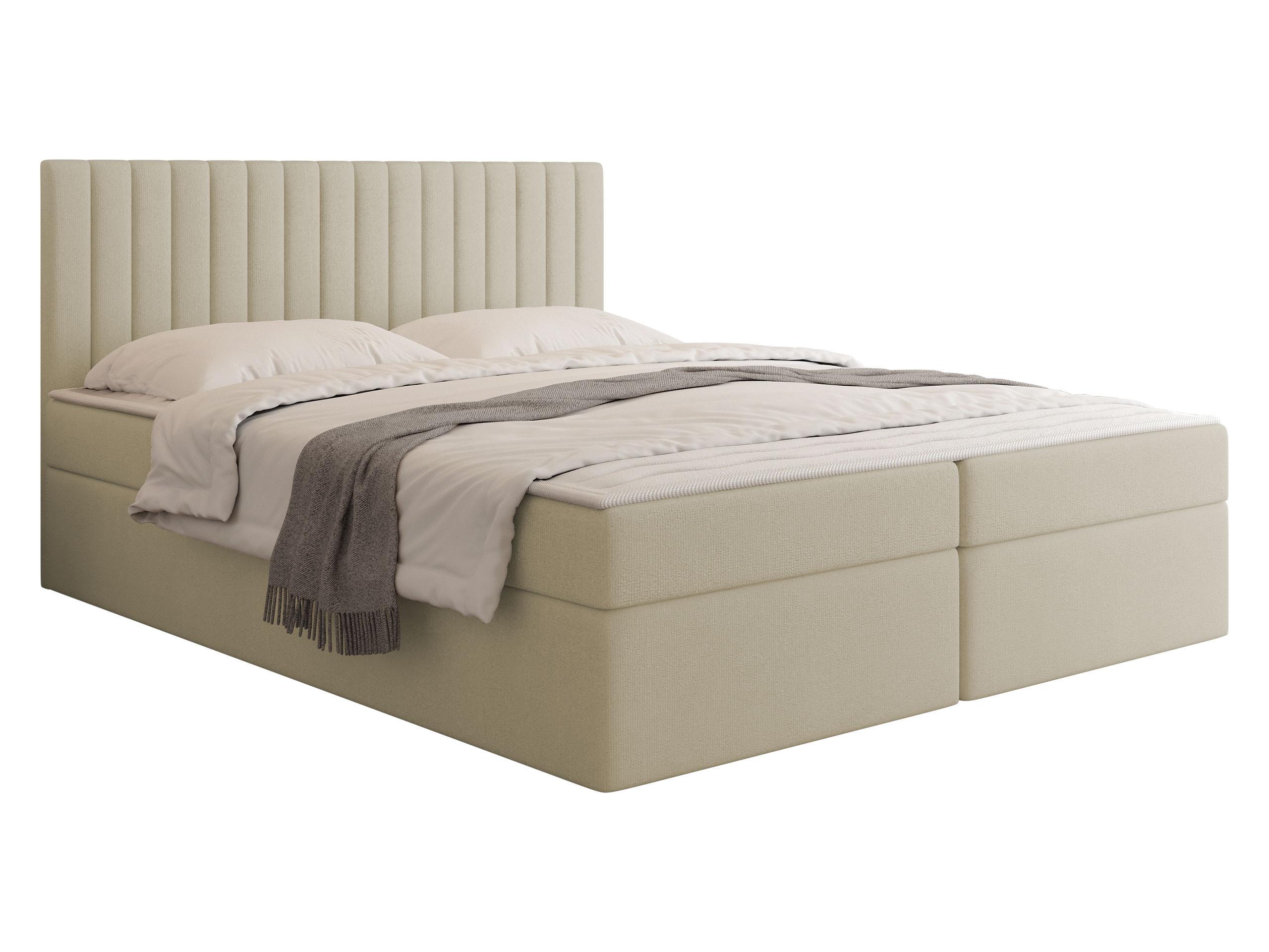BOXBETT Tirulo - H3 - Schwarz/Naturfarben, Holzwerkstoff/Kunststoff (160/200cm) - MIRJAN24