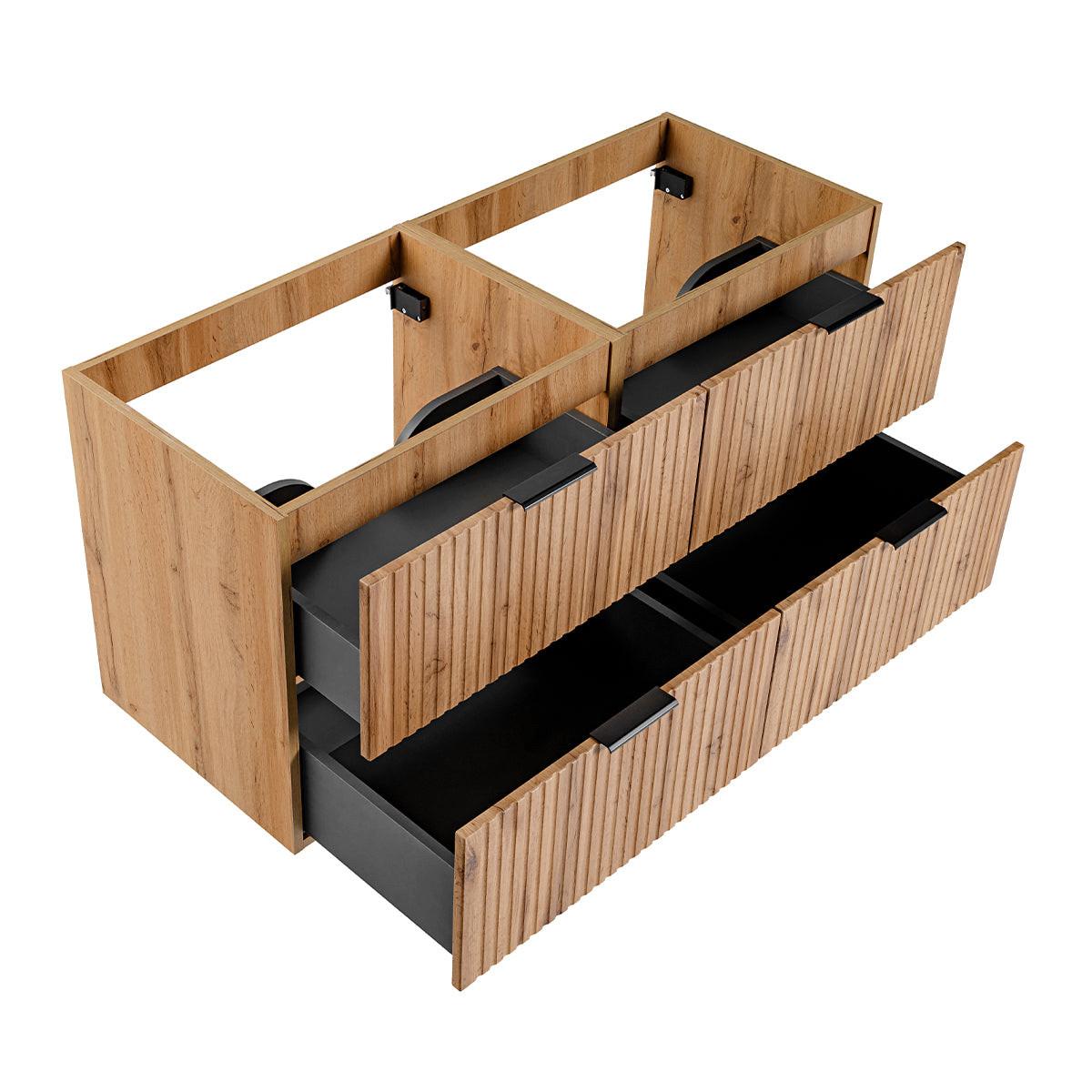 WASCHTISCHUNTERSCHRANK 120.4cm Adriel Holz - Braun, Holzwerkstoff (120.4/57/46cm) - Petits-meubles