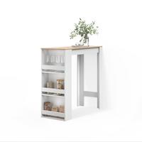 BARTISCH Regusa Weiß/Sonoma 45 x 110 cm - Weiß/Sonoma Eiche, Holzwerkstoff (110/45/106cm) - Livinity®