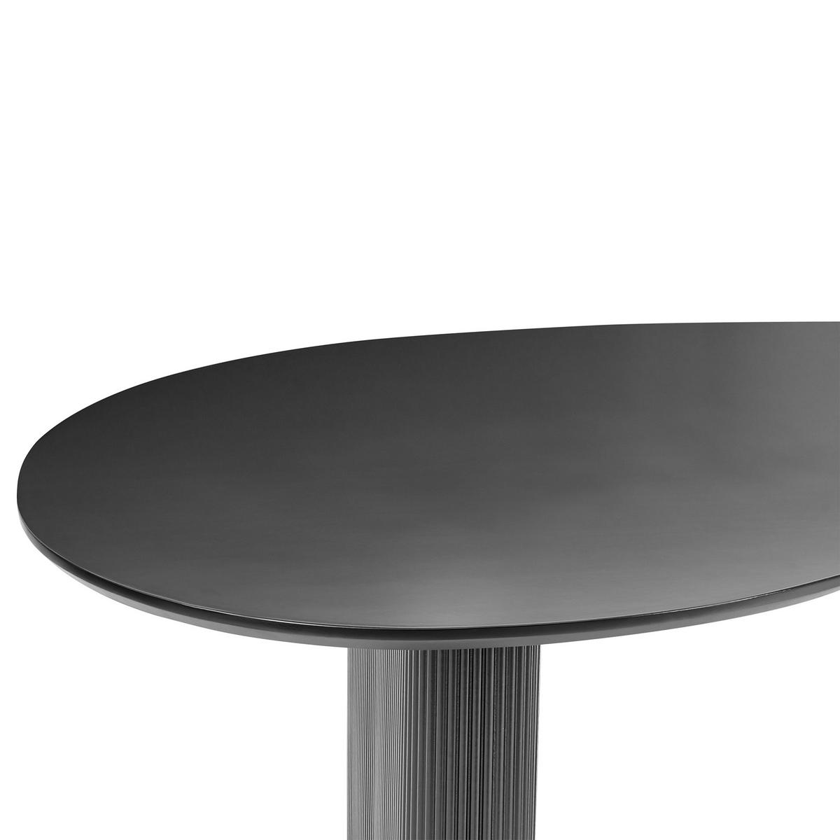 ESSTISCH Schwarz 198/93 cm Peery - Schwarz, Holzwerkstoff (198/93/76cm) - Beliani