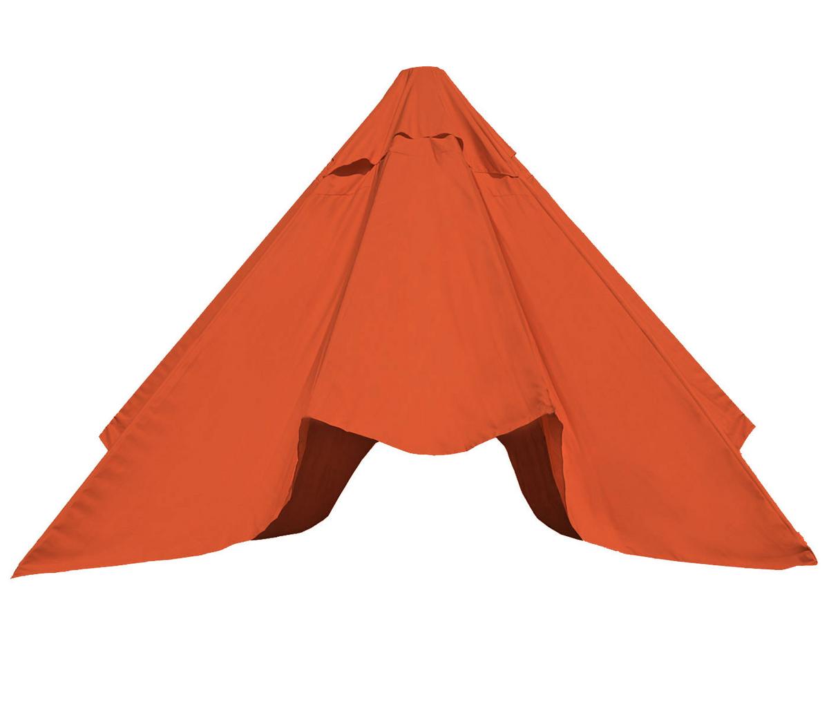 ERSATZ-BEZUG FÜR SCHIRM Orange - Orange, Textil (290/290cm) - MCW