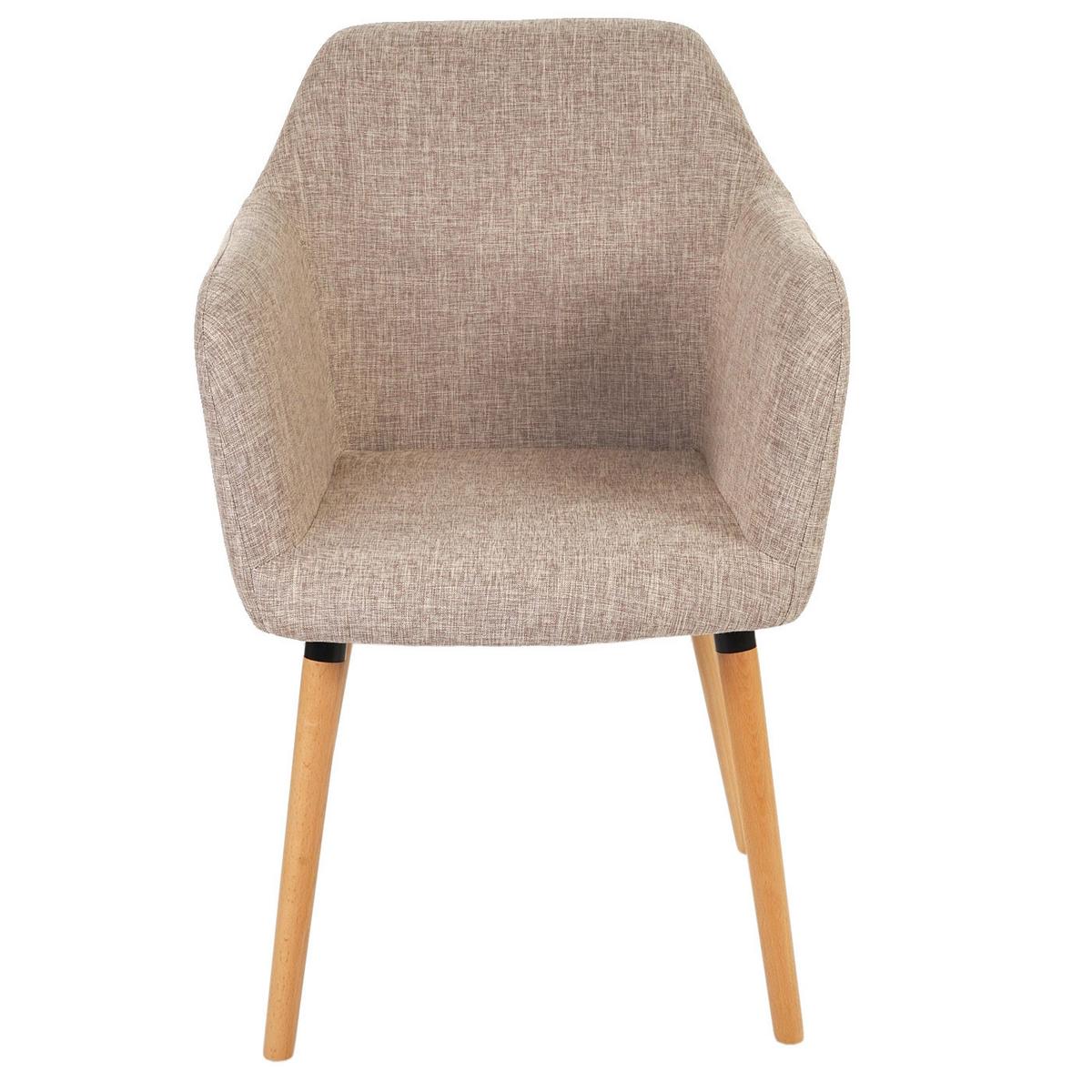 ESSZIMMERSTUHL Beige, Grau - Greige/Beige, Textil (58/88/64cm) - MCW