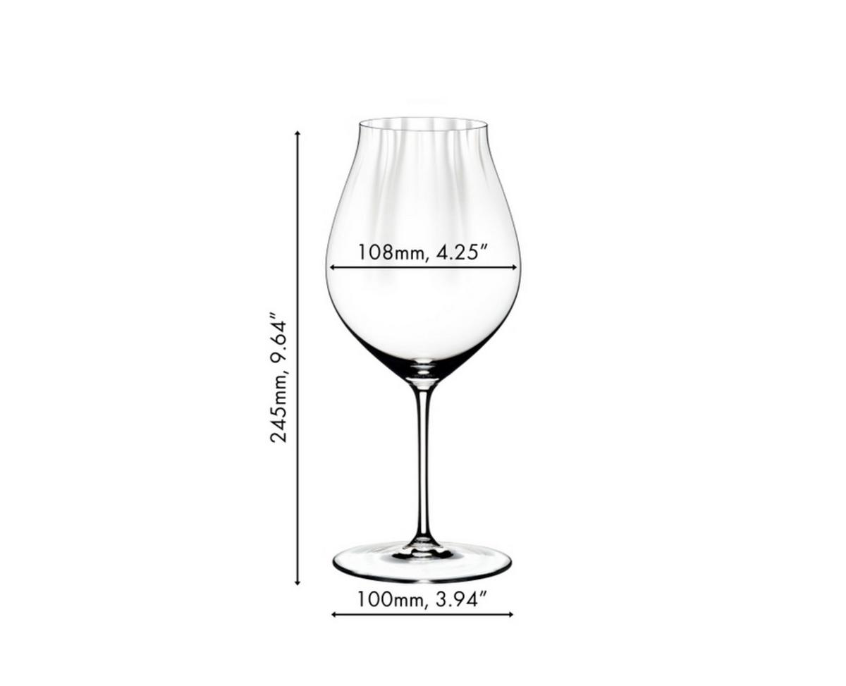 PINOT NOIR GLÄSER INKL. POLIERTUCH Performance transparent 830 ml 2er Set - Transparent, Glas (0.83L) - Riedel