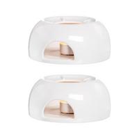 STÖVCHEN Bianco weiß ø 14 cm 2er Set - Weiß, Keramik (7/14/14cm) - Ritzenhoff Breker