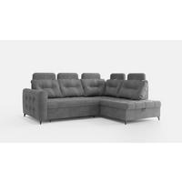 ECKSOFA Wendie - Grau, Holzwerkstoff/Textil (250/200cm) - Fun Möbel