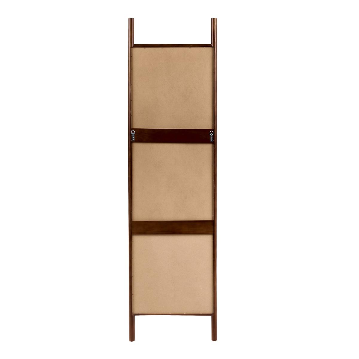 WANDSPIEGEL 52/190 cm Dunkelbraun Belleau - Braun, Holz (52/190/3cm) - Beliani