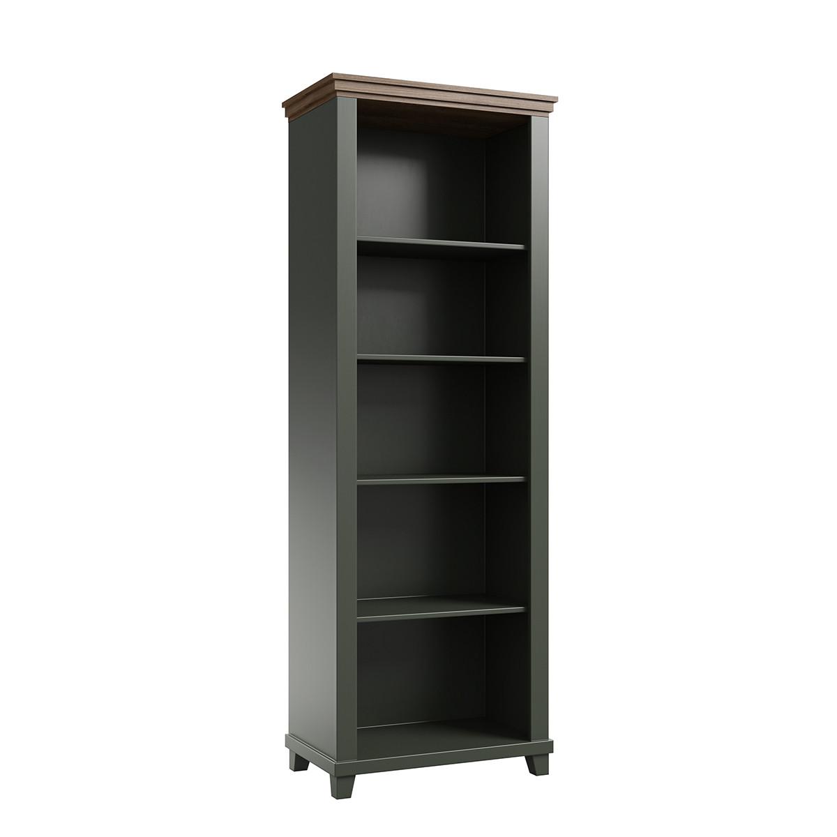 BÜCHERREGAL Martin Grün und Holz - Grün, Holzwerkstoff (71.2/200/42cm) - Petits-meubles
