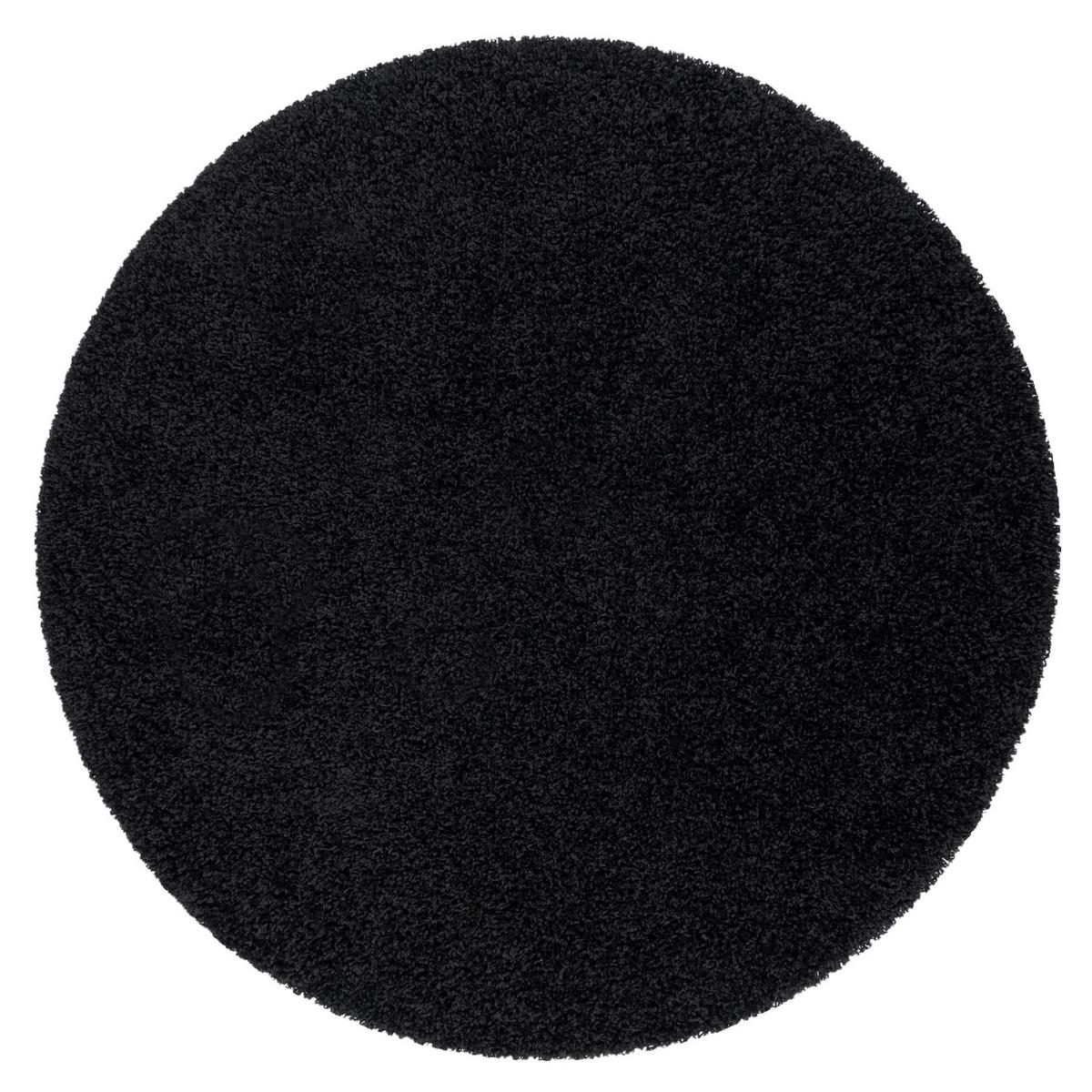 TEPPICH Soffi 100 cm - Schwarz, Textil (100/100cm) - rugsX