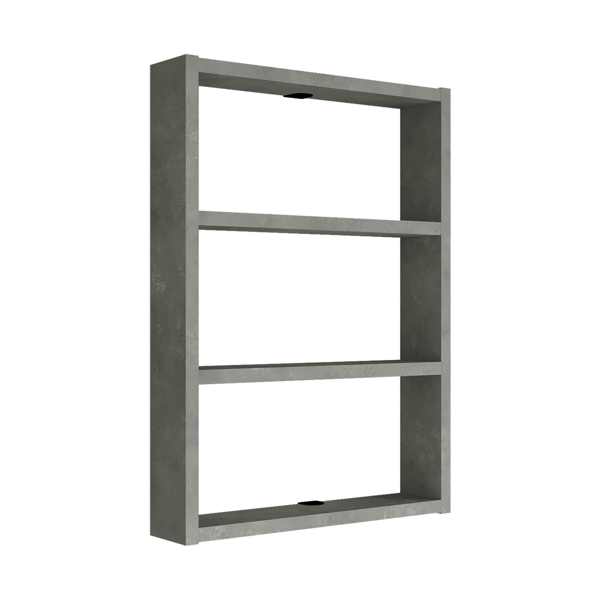 KÜCHENREGAL Lappajärvi - Grau, Holzwerkstoff (43/60/9cm) - [en.casa]