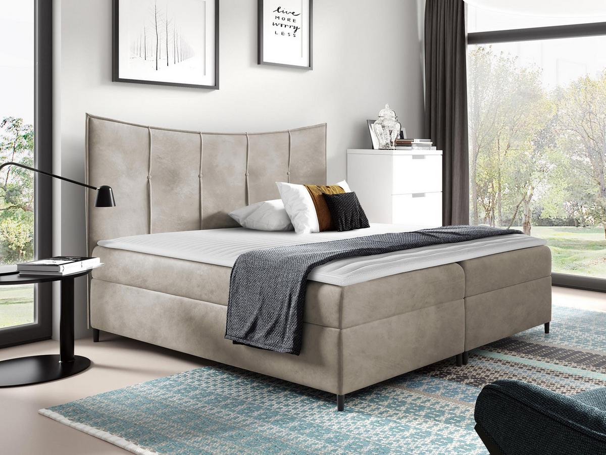 BOXBETT Bergamo - H3 - Sahara, Holz (160/200cm) - MIRJAN24
