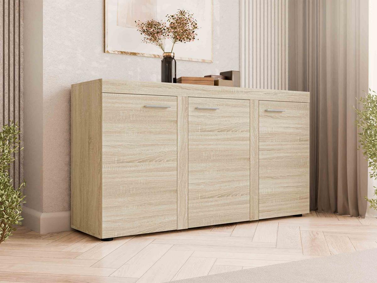 KOMMODE Rumba 3F2 - Sonoma Eiche, Holzwerkstoff (149/82/40cm) - MIRJAN24