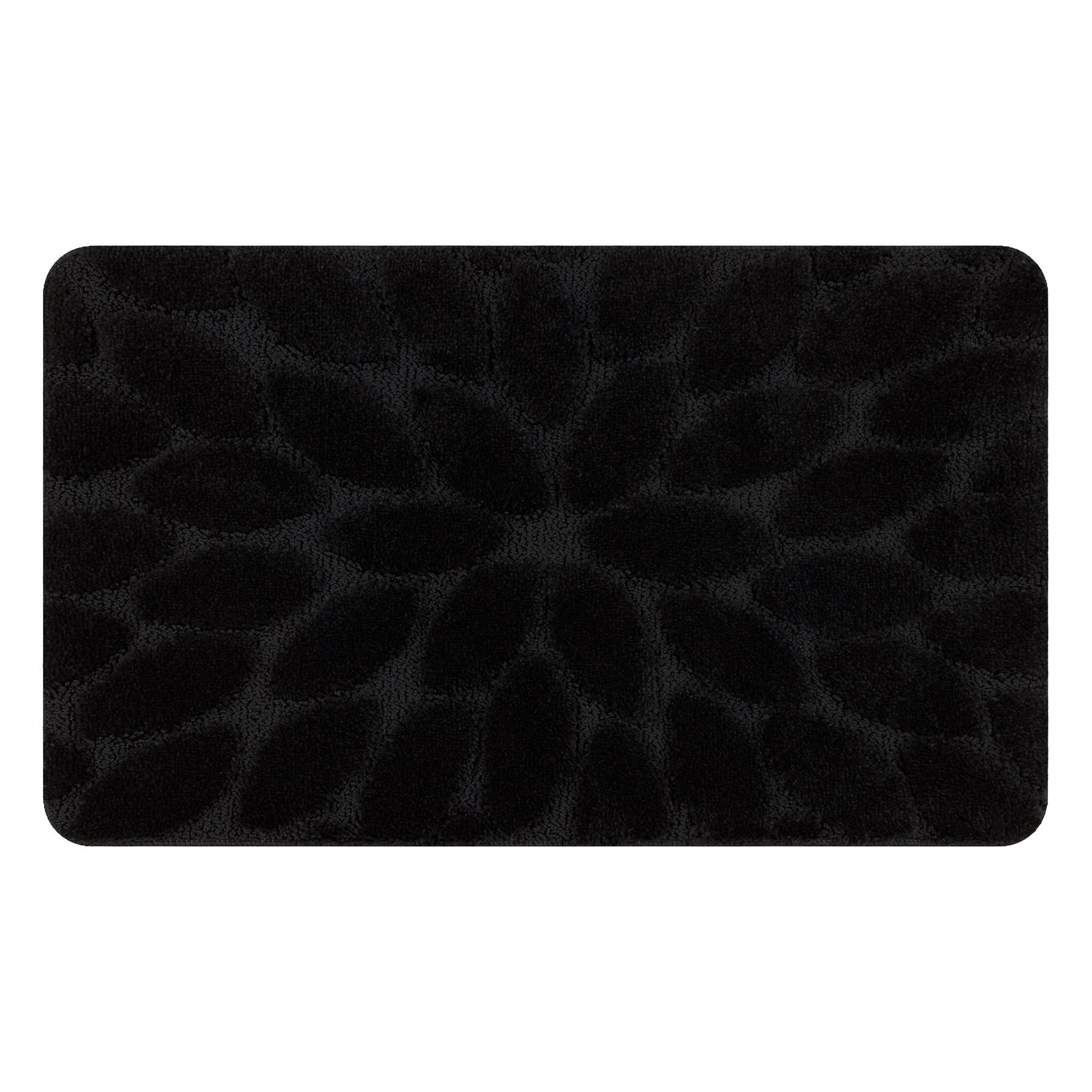 TEPPICH Dywaniki łazienkowe 50/80 cm - Schwarz, Textil (50/80cm) - rugsX