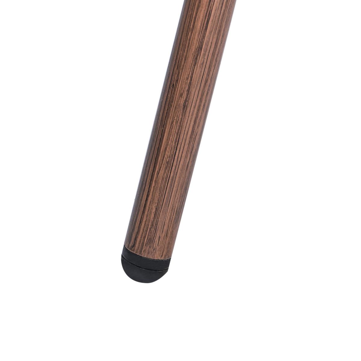 GARTENSTUHL 4er-Set Polyrattan Grau Rifreddo - Grau, Kunststoff (46/88/57cm) - Beliani