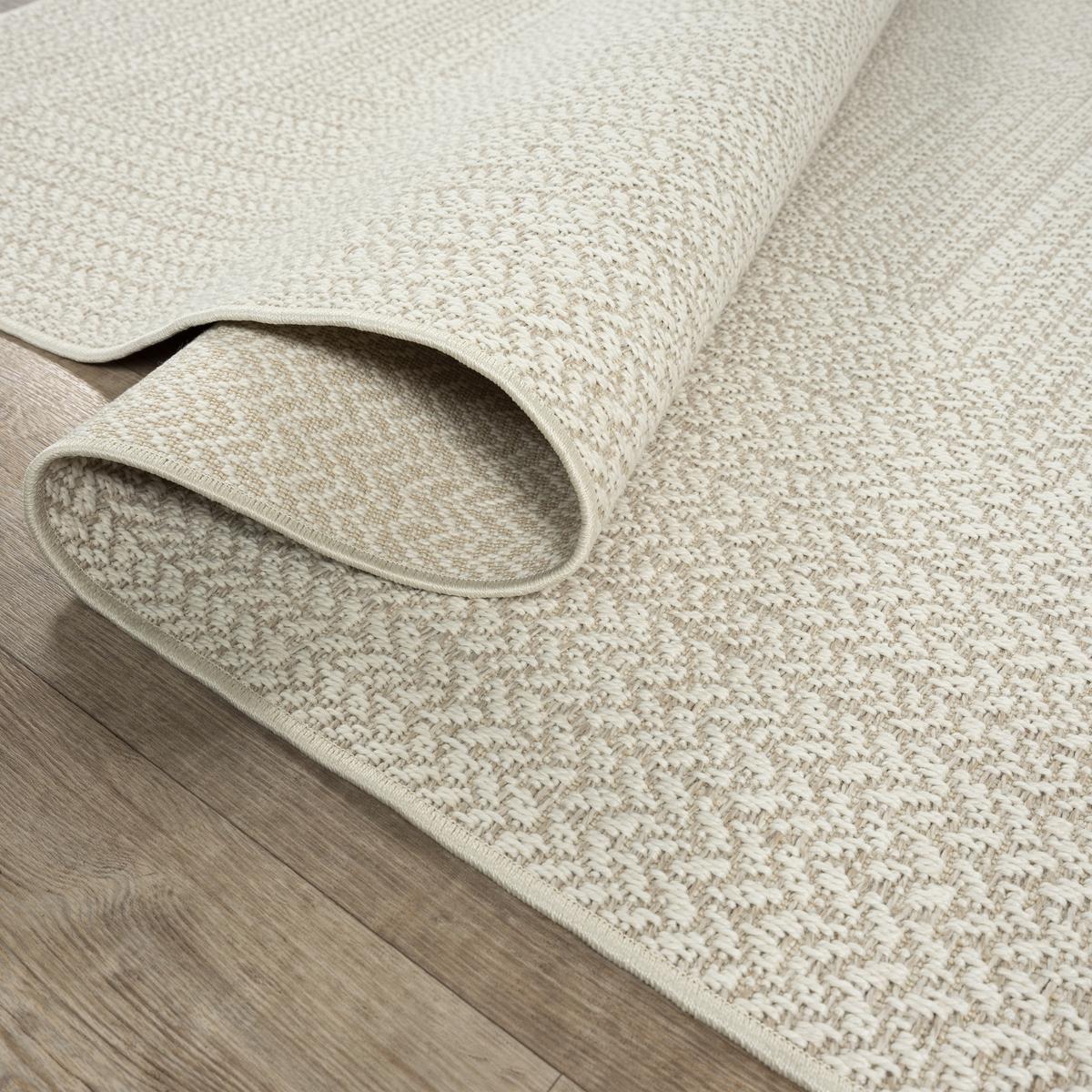FLACHWEBTEPPICH Bordüre CORDEV Polypropylen Creme 200 x 290 cm - Beige, Textil (200/290cm) - KADIMA DESIGN