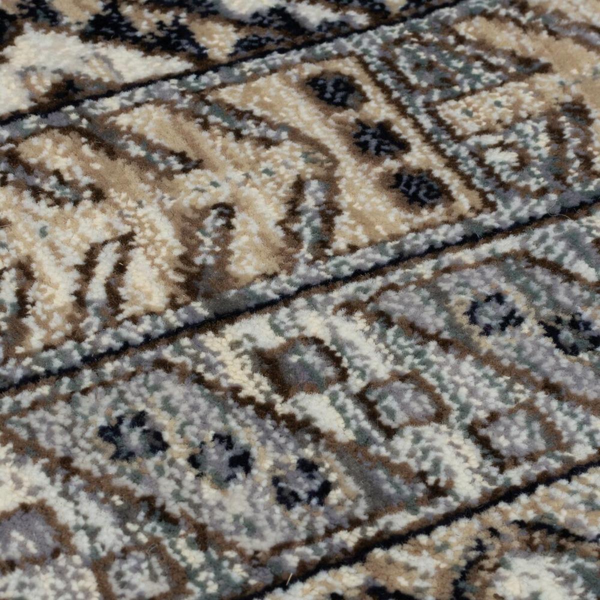 TEPPICH mit Fransen KELVIN, geometrisch, Blau, 80 x 154 cm - Blau, Textil (80/154cm) - KADIMA DESIGN